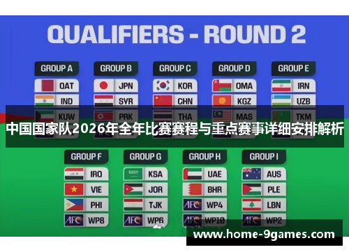 中国国家队2026年全年比赛赛程与重点赛事详细安排解析